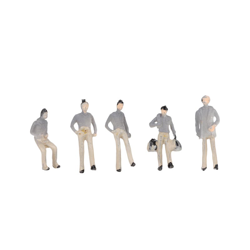 SZZJ 1:200 Scale Z Gauge Model Painted Figure People for Street Train Layout (Pack of 100) - Image 4
